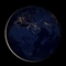美宇航局公开美丽&quot;黑色大理石&quot;照 展示地球夜景